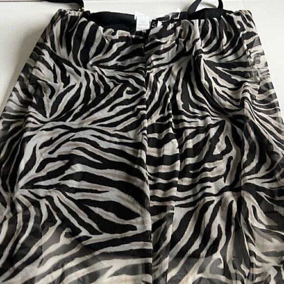 Lauren RALPH LAUREN Plus Size Zebra Print Flyaway One Piece size 18W New - Picture 7 of 13